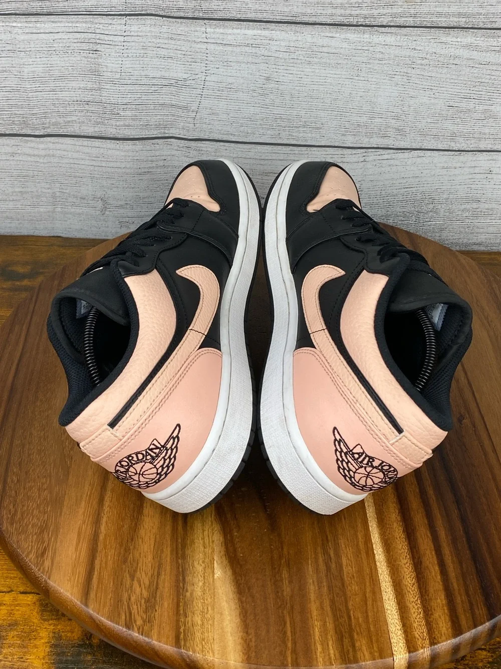 Nike Air Jordan 1 Low Black Crimson Tint Men’s Shoe 553558-034 Sneaker Size 10.5